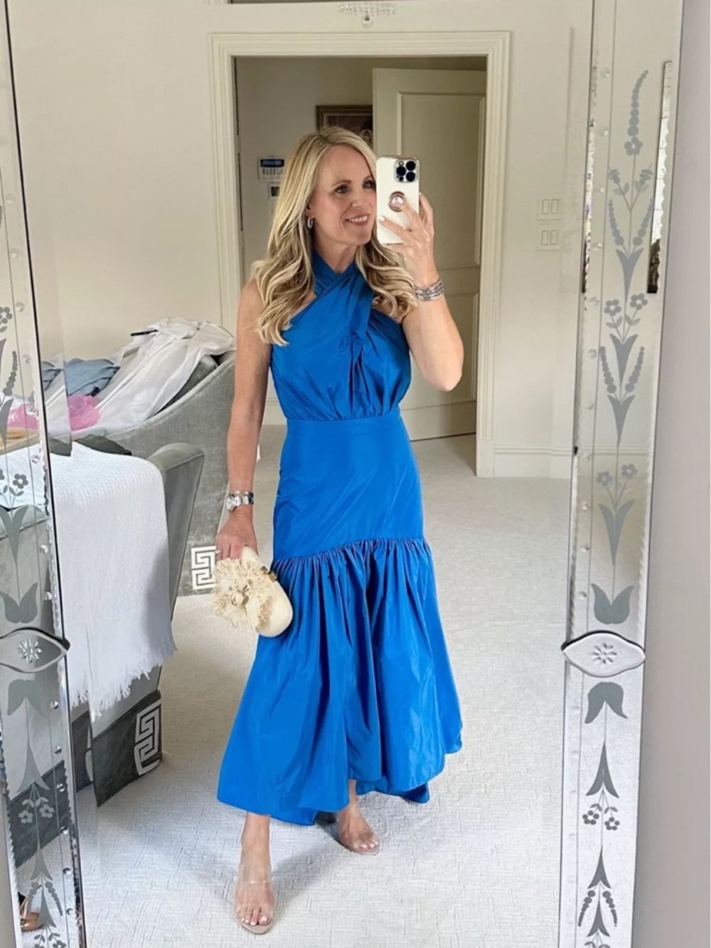 Veronica Beard Radley tiered taffeta midi dress